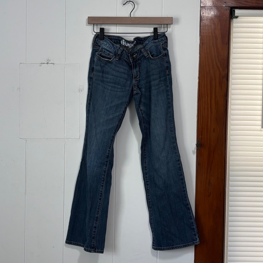 Buckle Laguna Women Medium Wash Blue Bootcut Low Rise Jeans Size 3 Short
